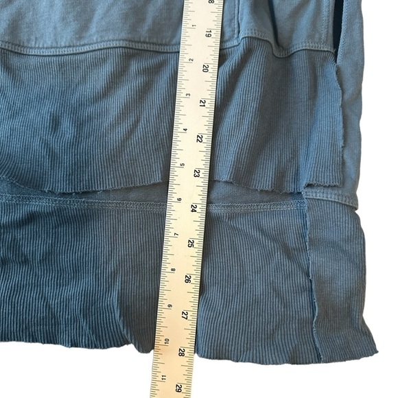 Anthropologie Left of Center oversize XS hooded pullover 100% cotton made in USA - Picture 6 of 10